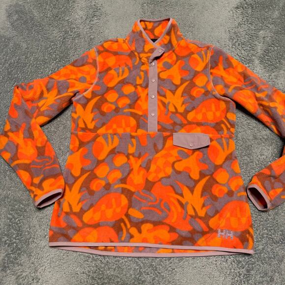 Helly Hansen Jackets & Blazers - Helly Hansen Maridalen Fleece Womens Medium Neon Camo Pullover Jacket